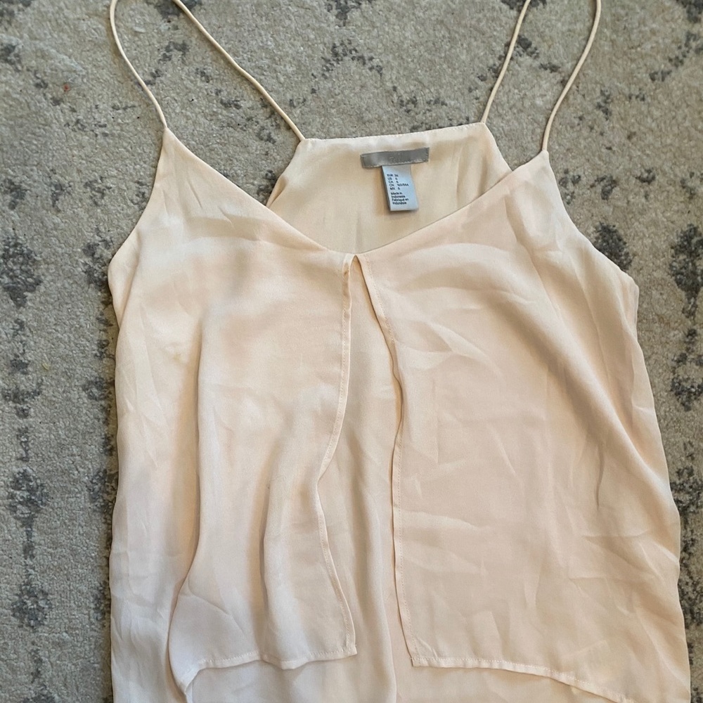 H&M Light Pink Flowy Tank